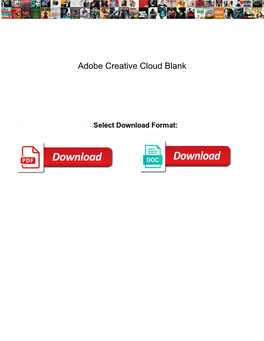 Adobe Creative Cloud Blank