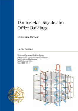 Double Skin Façades for Office Buildings