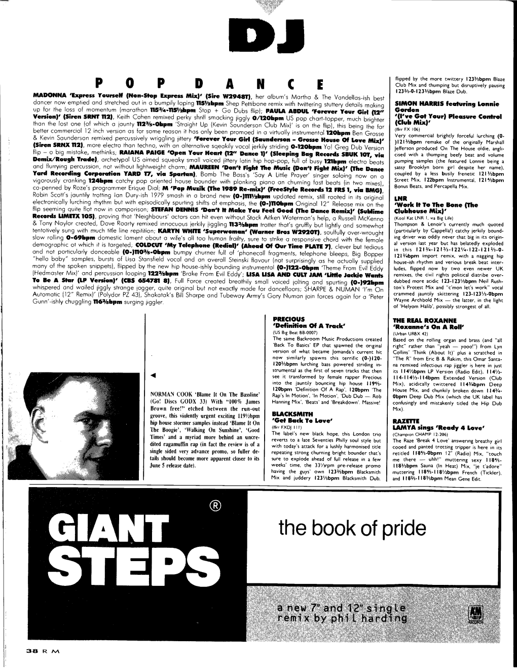 GIANT ° the Book of Pride STEPS a New 7