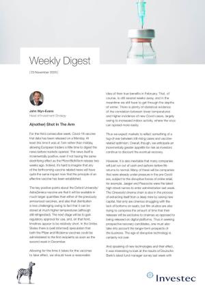 Weekly Digest 23-11-2020