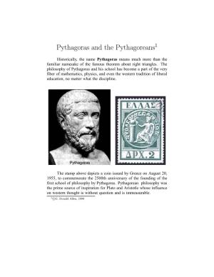 Pythagoras and the Pythagoreans1