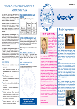 Sept Newsletter 2014