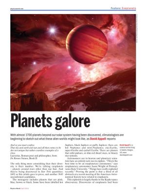 Planets Galore