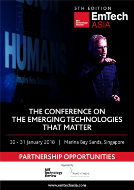 The Conference on the Emerging Technologies That Matter