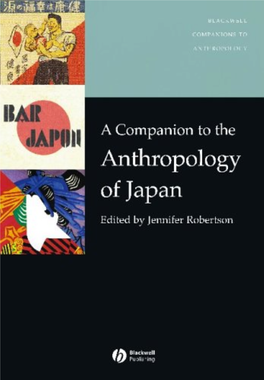 A Companion to the Anthropology of Japan.Pdf