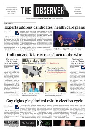 Experts Address Candidates' Health Care Plans Indiana 2Nd District Race
