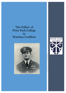 The Fallen’ of Prior Park College in Wartime Conflicts