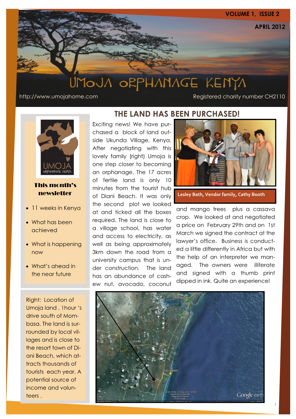 Download April 2012 Newsletter