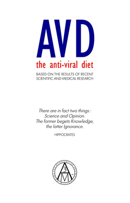 AVD the Anti-Viral Diet