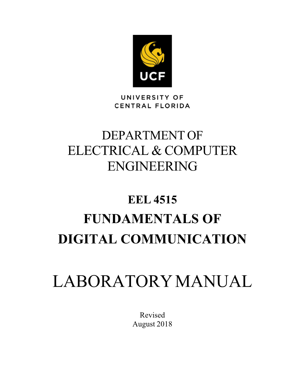 Laboratory Manual