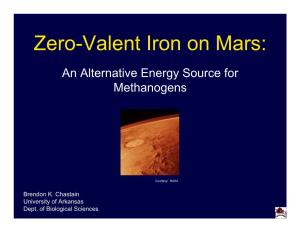 Zero-Valent Iron on Mars