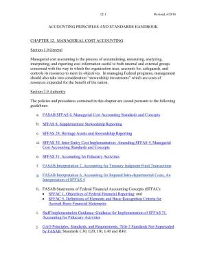 Accounting Principles and Standards Handbook