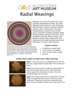 Radial Weavings