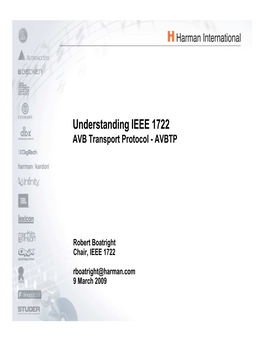 Understanding IEEE 1722 AVB Transport Protocol-AVBTP