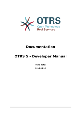 Documentation OTRS 5
