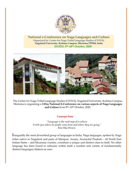 National E-Conference on Naga Languages and Culture