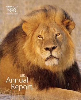 2015 HSUS Annual Report