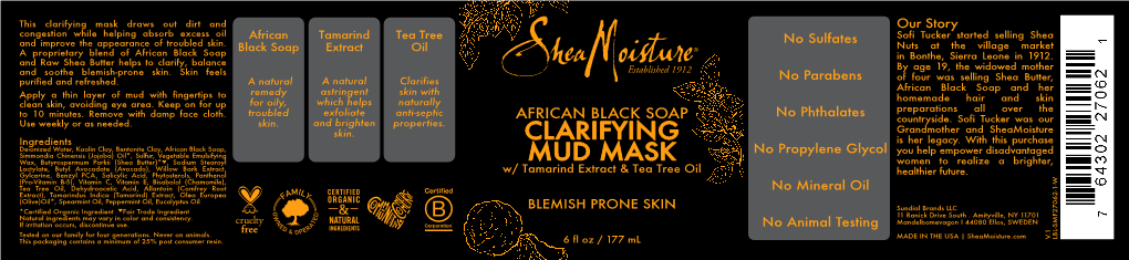 Clarifying Mud Mask