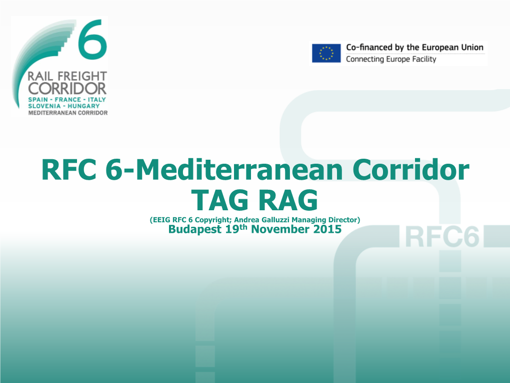 RFC 6-Mediterranean Corridor TAG