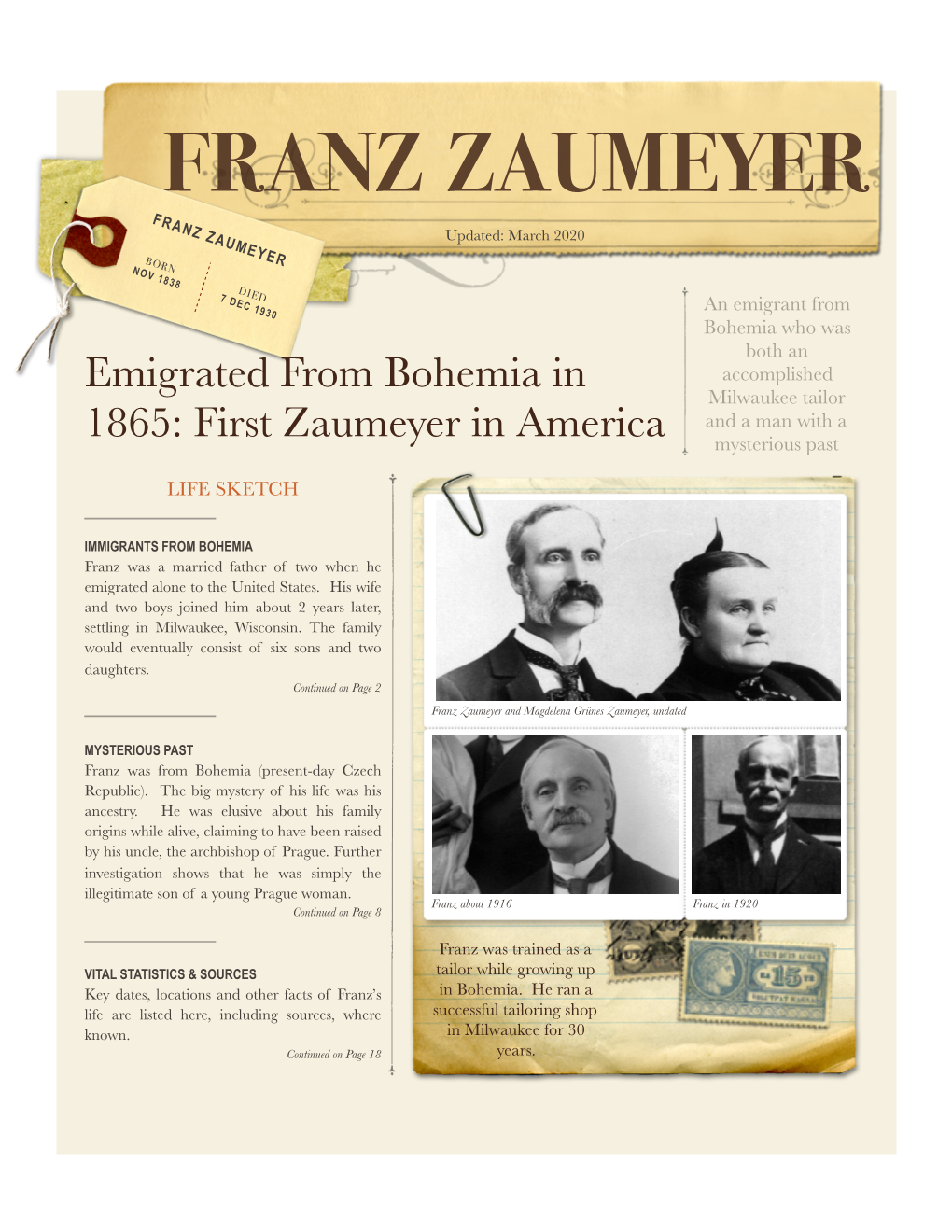 Franz Zaumeyer V2020