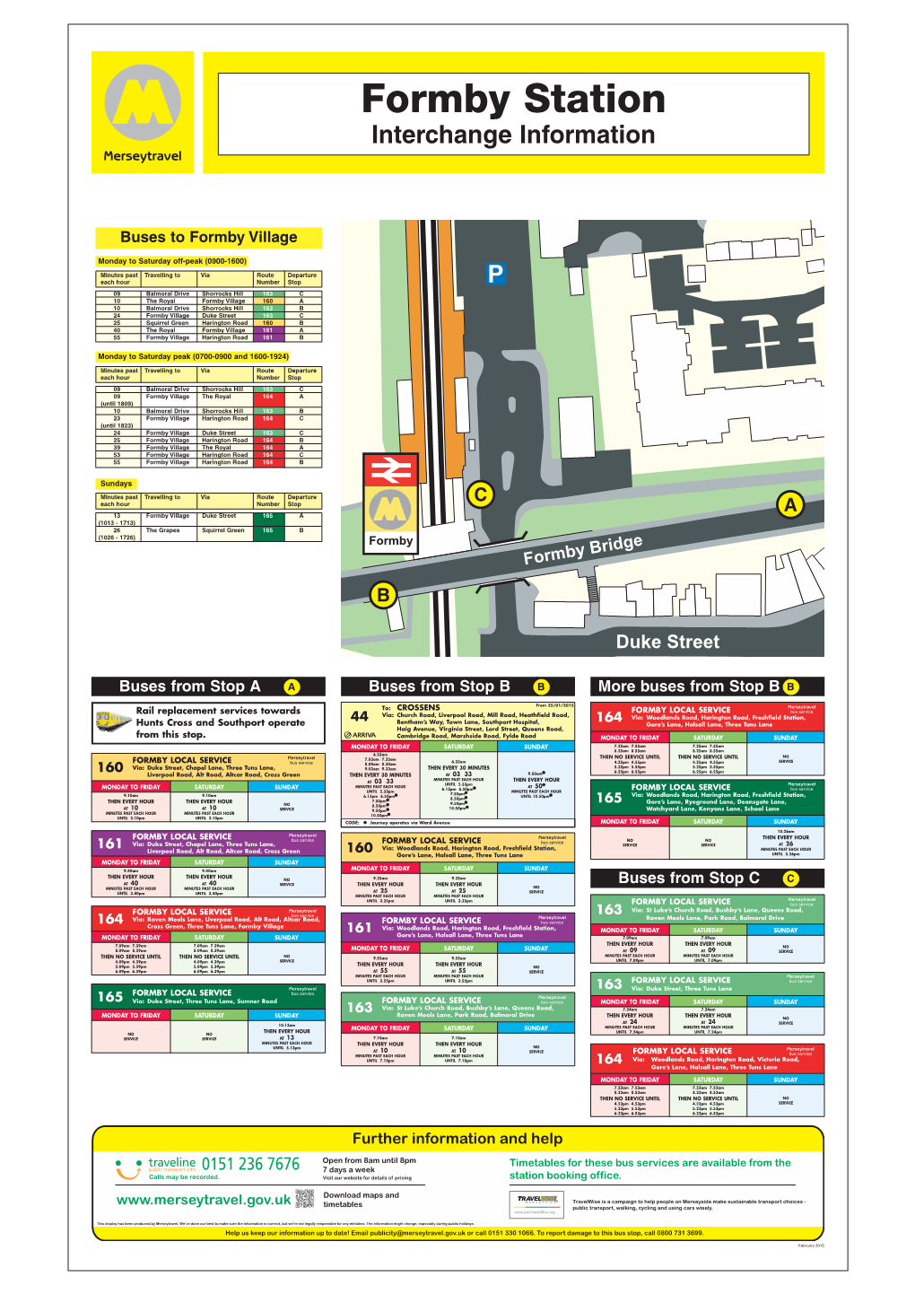 Formby Station Interchange Information