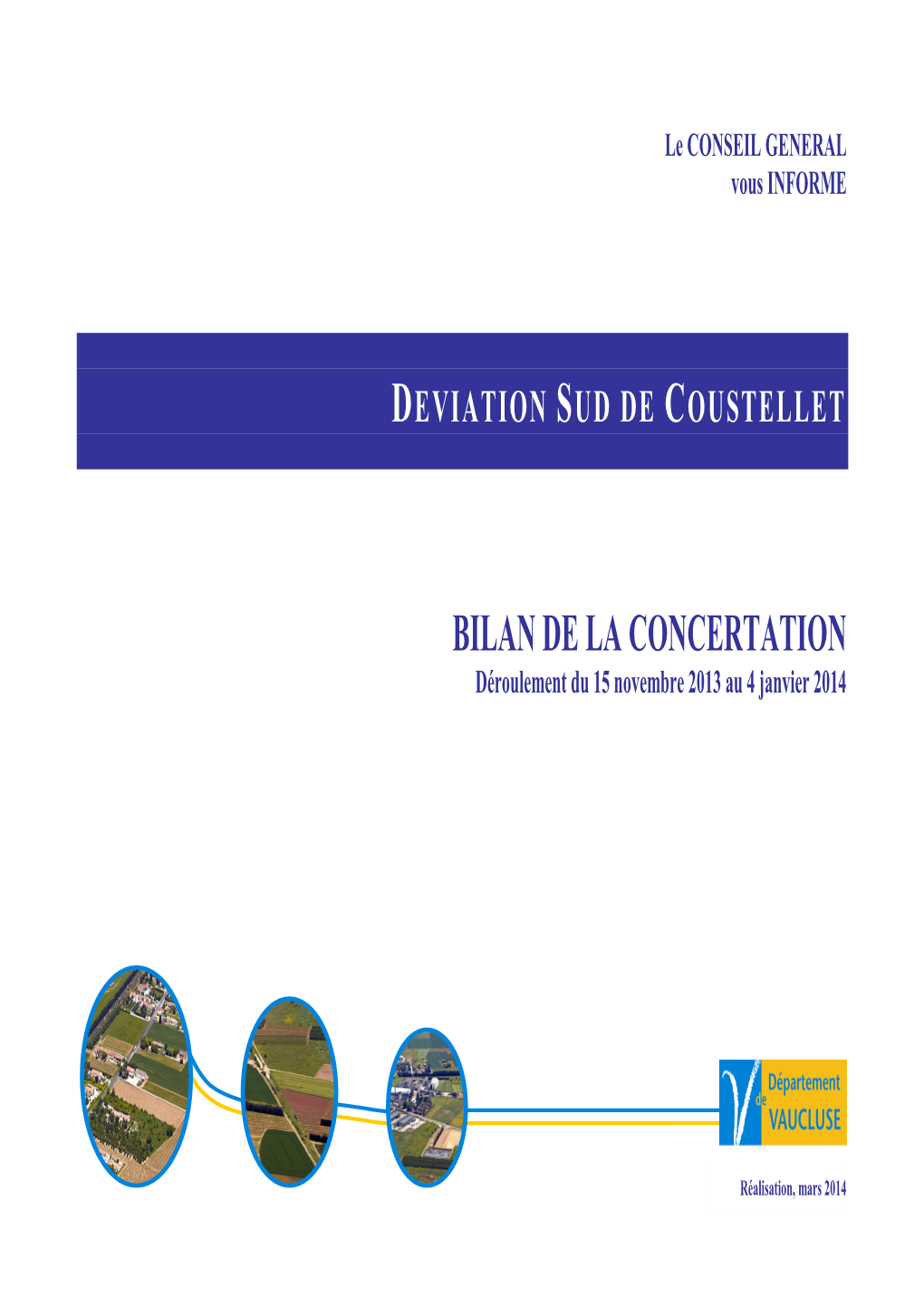 Bilan De La Concertation Déviation Coustellet