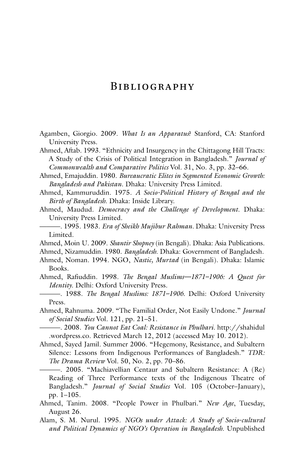 Bibliography