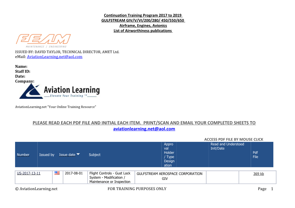 Aviationlearning.Net Your Online Training Resource s2