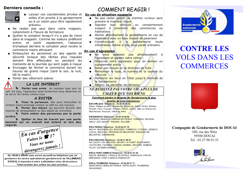 Contre Les Vols Dans Les Commerces