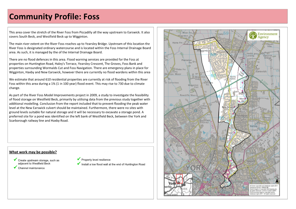 Community Profile: Foss