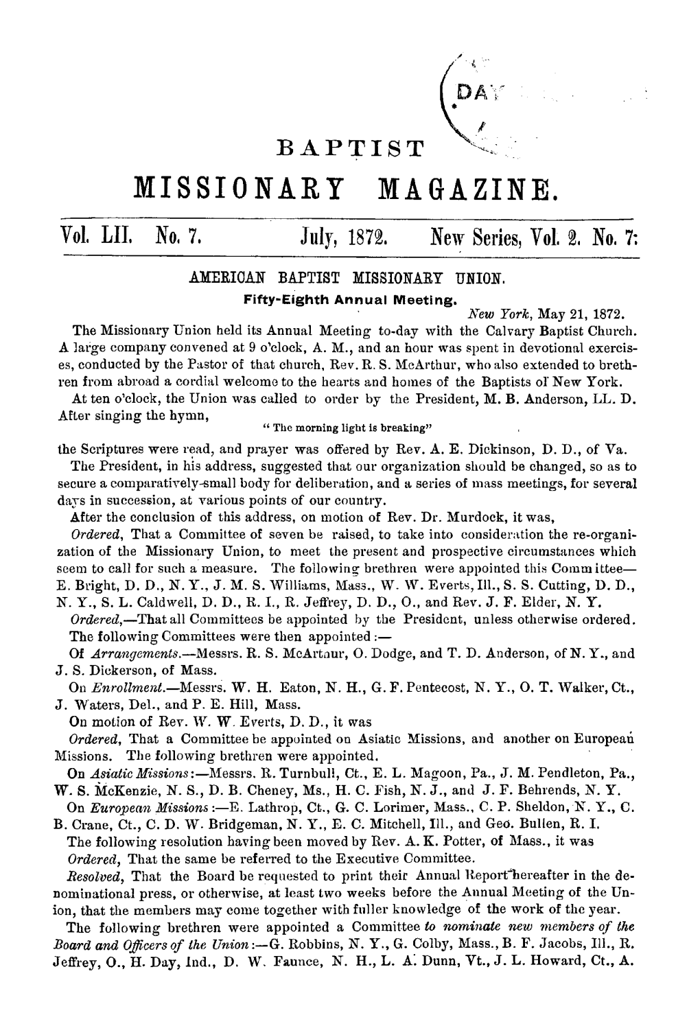 Missionary Magazine