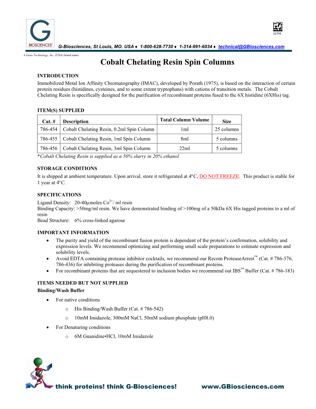 Nickel Chelating Resin Spin Columns