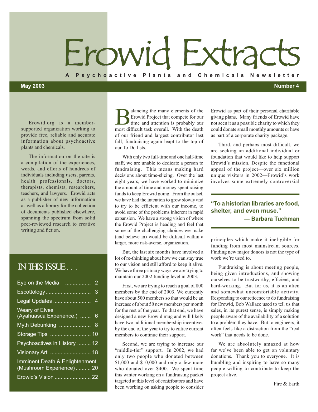 Erowid Extracts No