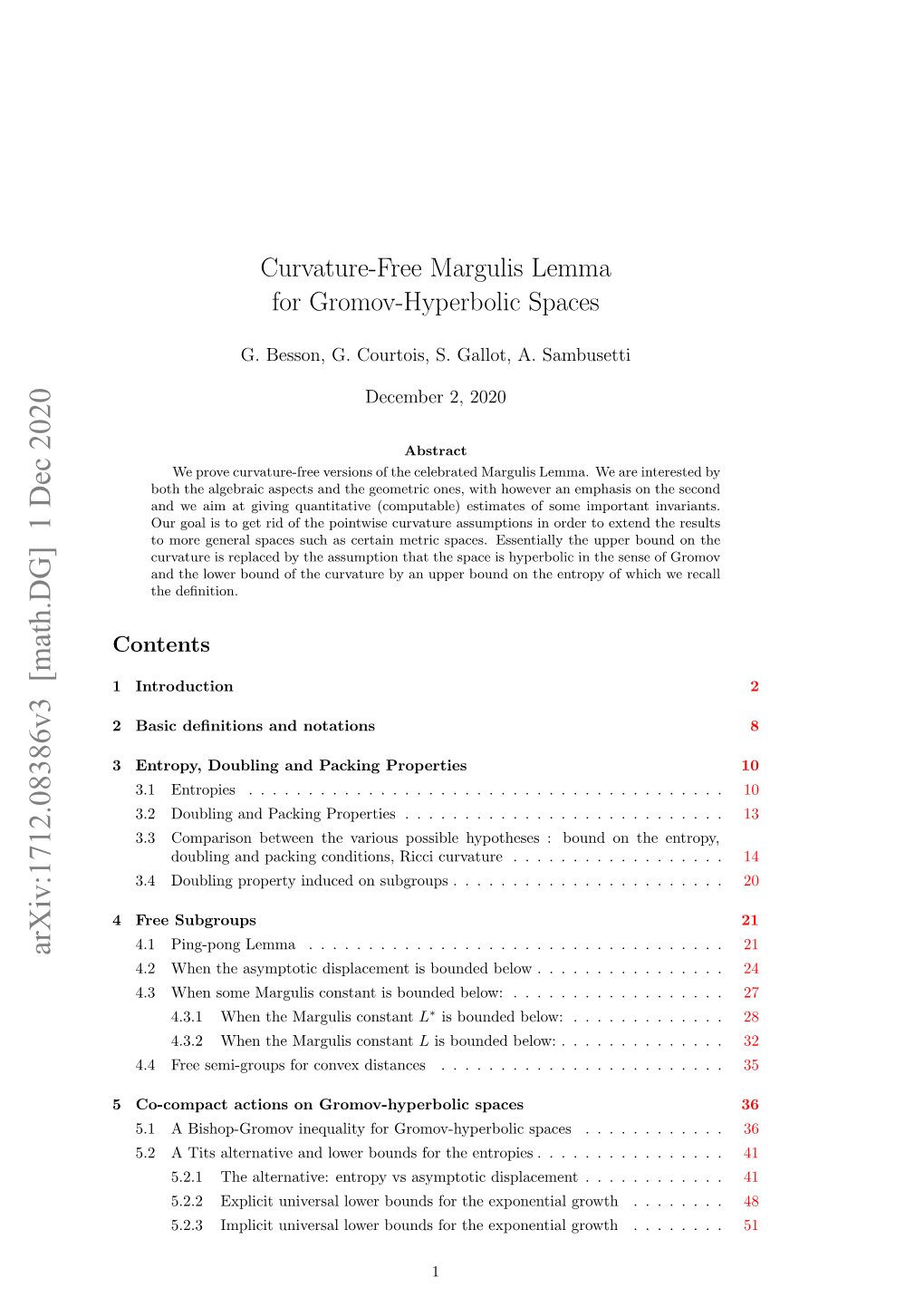 Curvature-Free Margulis Lemma for Gromov-Hyperbolic Spaces