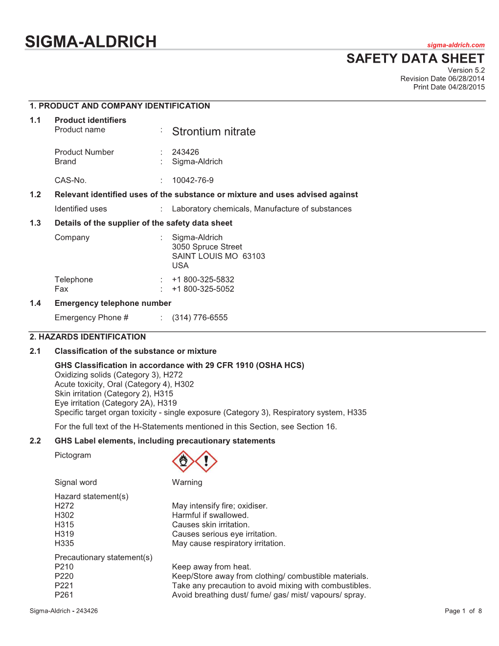 Strontium Nitrate.Pdf