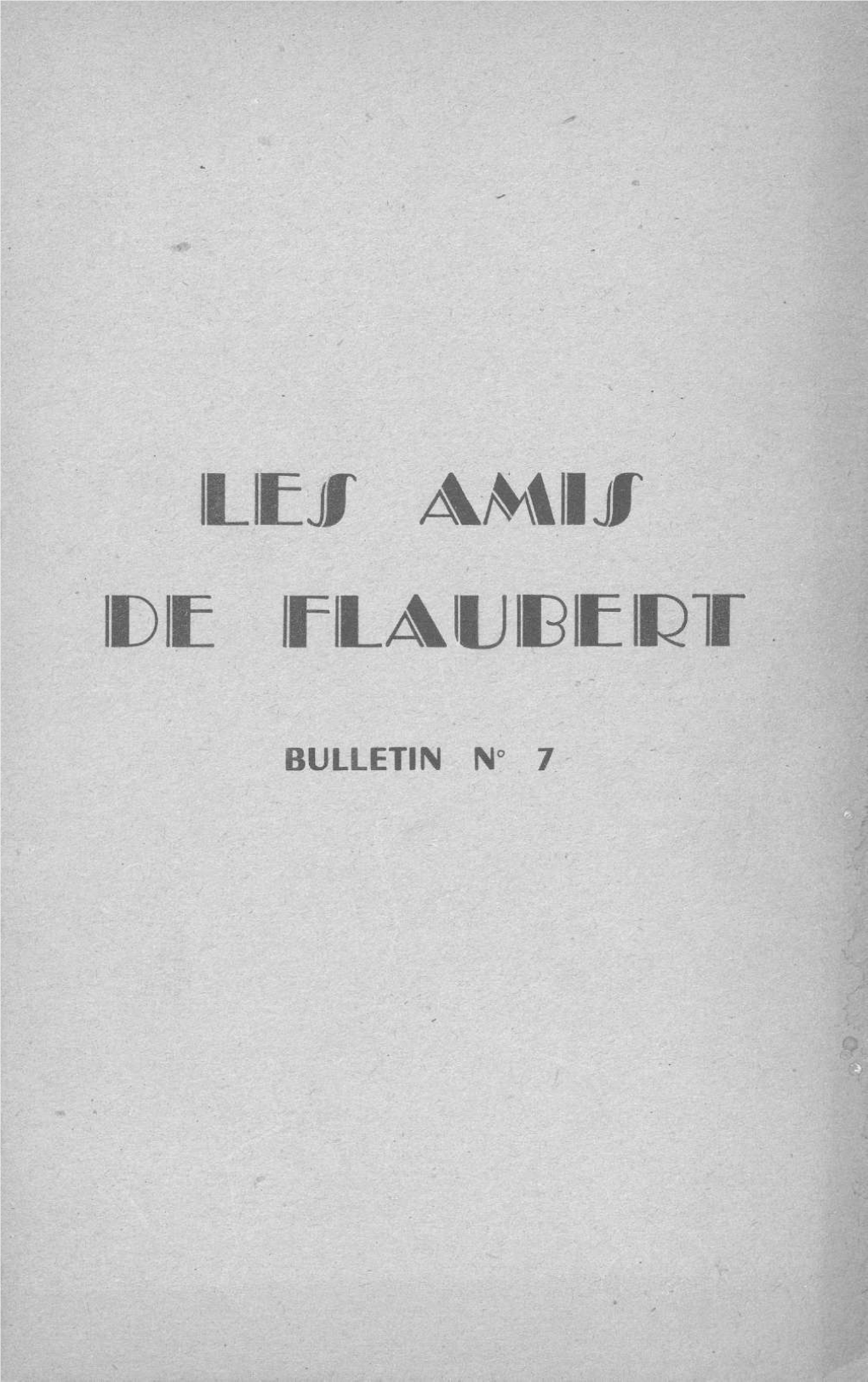 N° 7, Année 1955