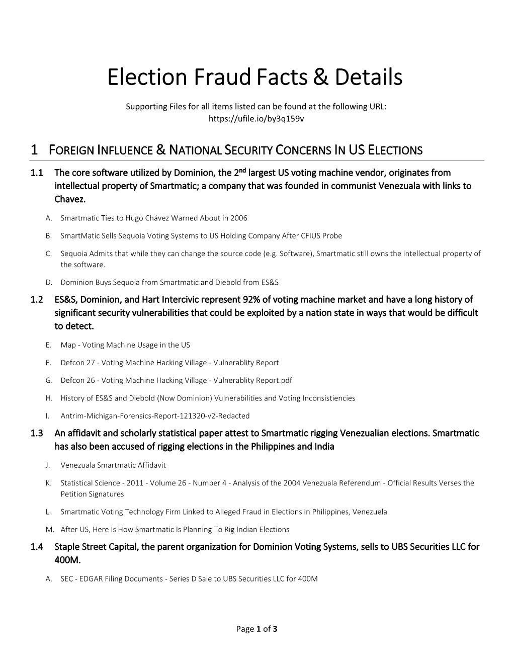 Election Fraud Facts & Details