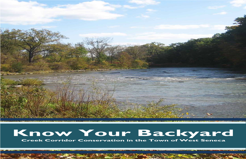 Know Your Backyard: Creek Corridor Conservation in the Town of West Seneca