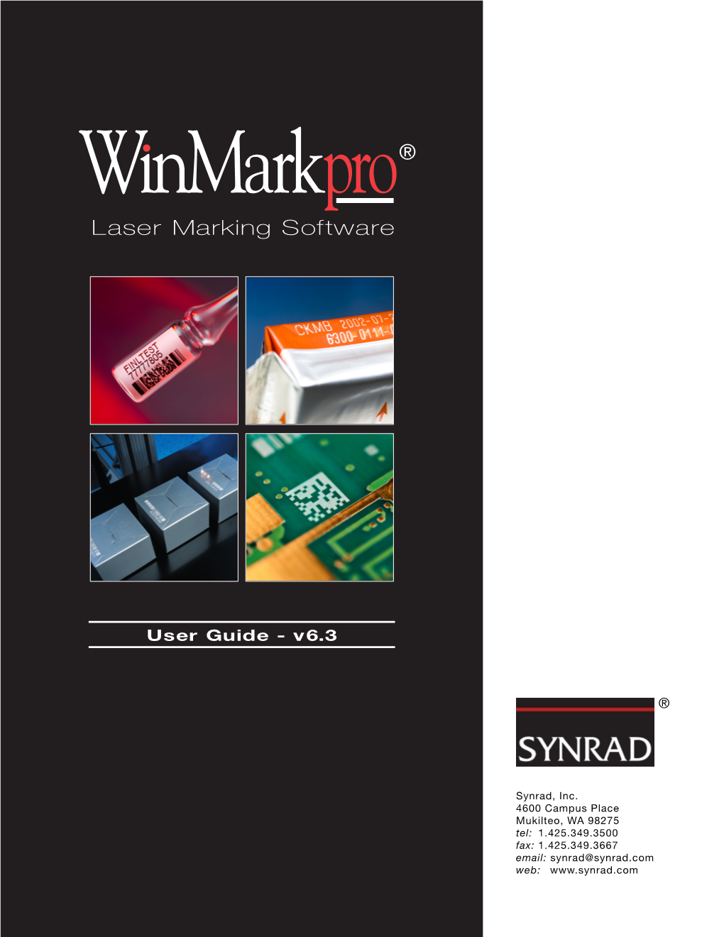 Winmark Pro User Guide, V6.3, Released June 2012