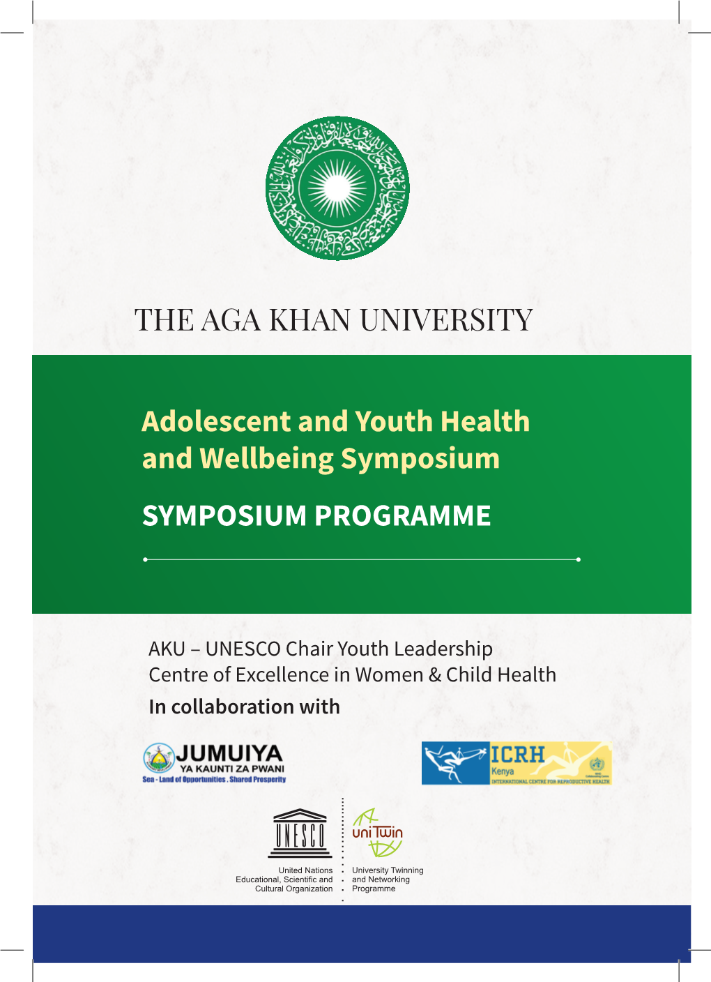 Adolescent and Youth Health and Wellbeing Symposium