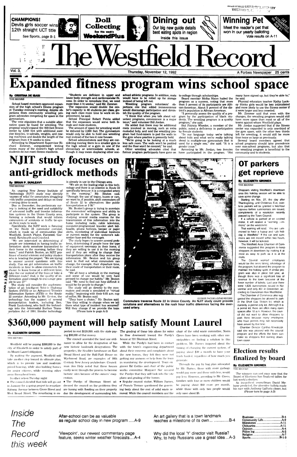 Expanded Fitness Program Wins School Space by Cmnm PC ISASI "Students Are Deficient in Upper and School Athletic Programs