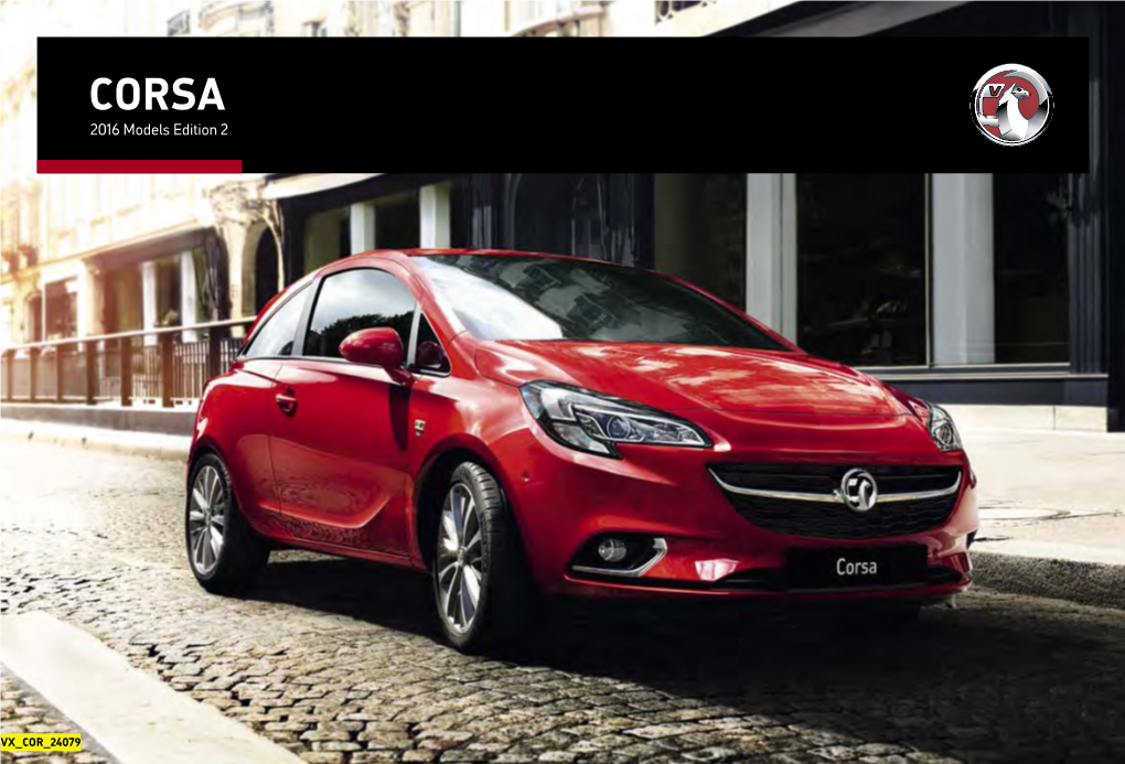 CORSA 2016 Models Edition 2