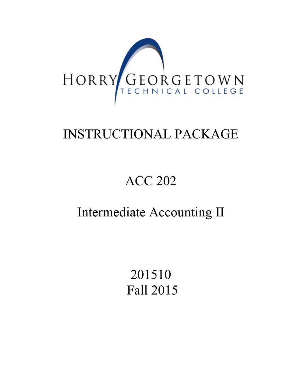 Instructional Package s3