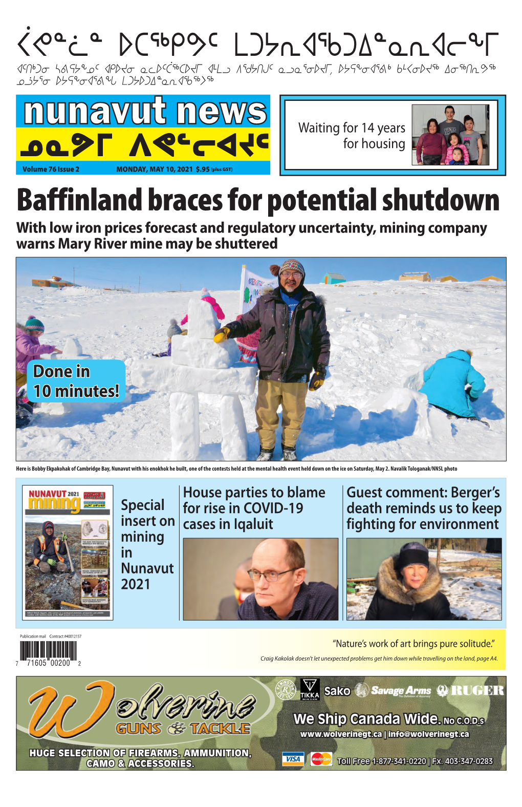 Baffinland Braces for Potential Shutdown with Low Iron Prices Forecast and Regulatory Uncertainty, Mining Company Warns Mary River Mine May Be Shuttered