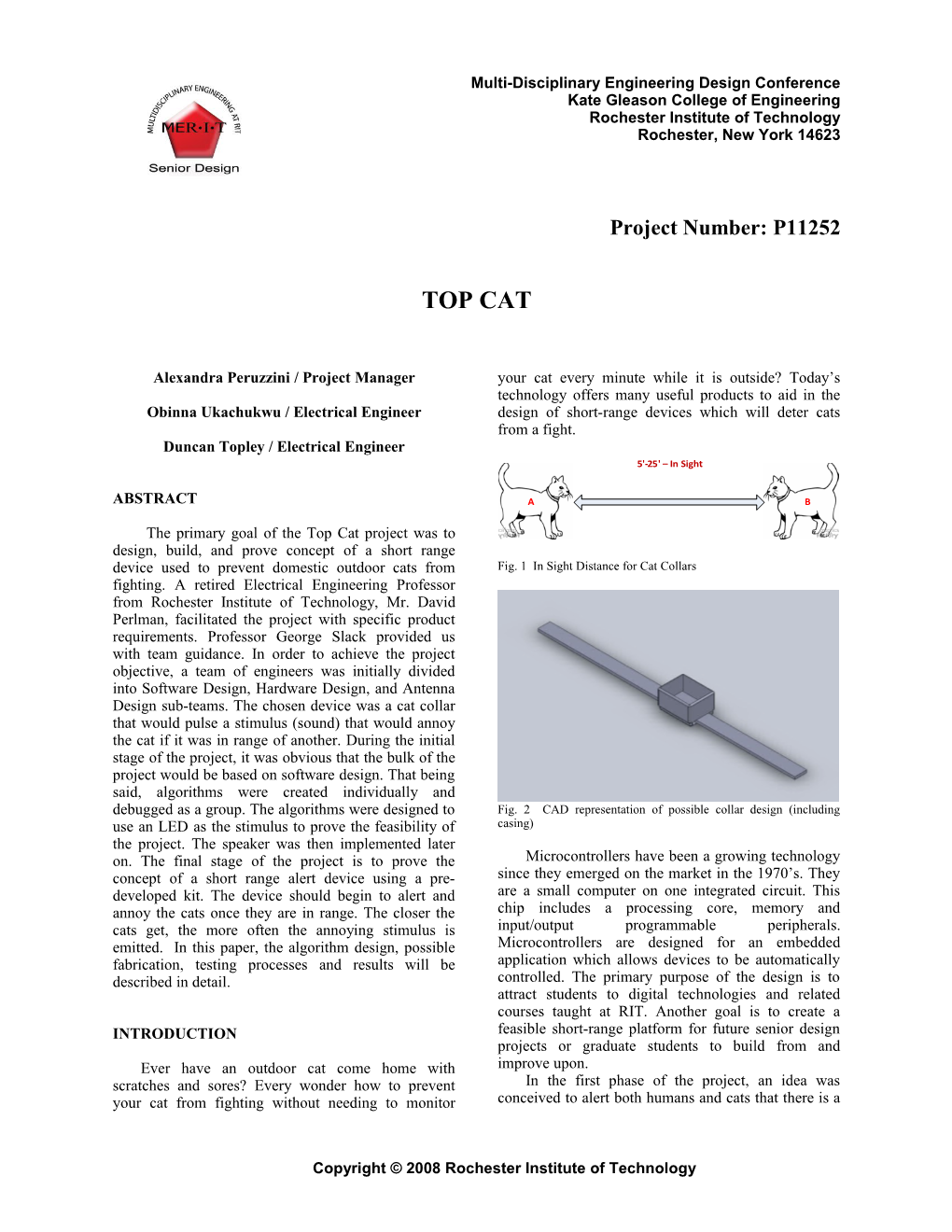 Proceedings of the KGCOE Multi-Disciplinary Engineering Design Conference Page 3