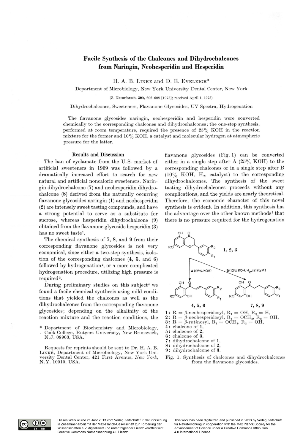 Facile Synthesis of the Chalcones and Dihydrochalcones from Naringin, Neohesperidin and Hesperidin