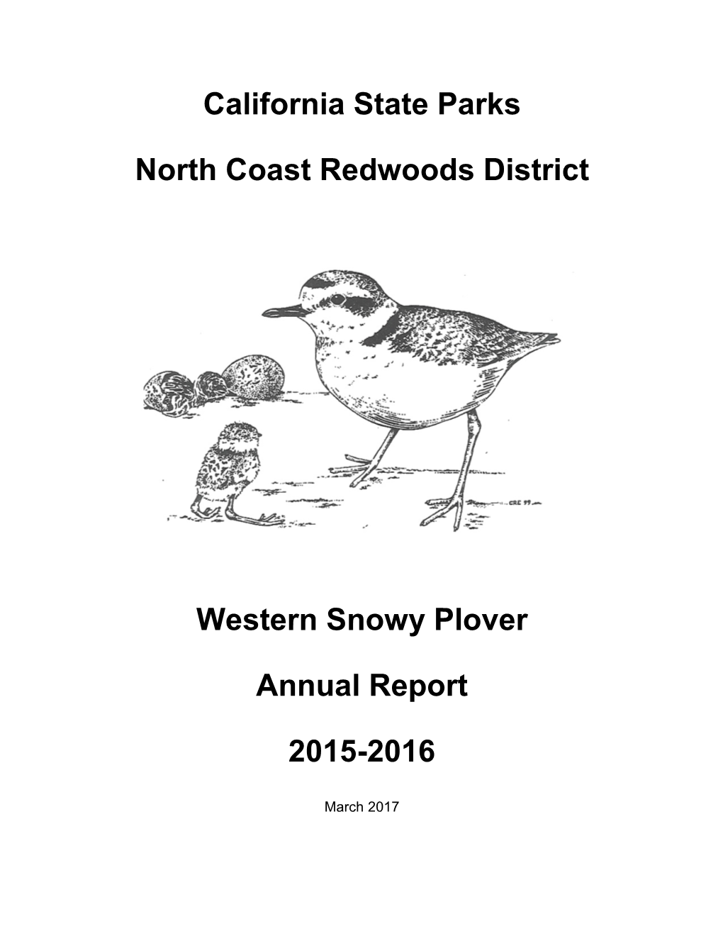 2016 California State Parks North Coast Redwoods District Annual