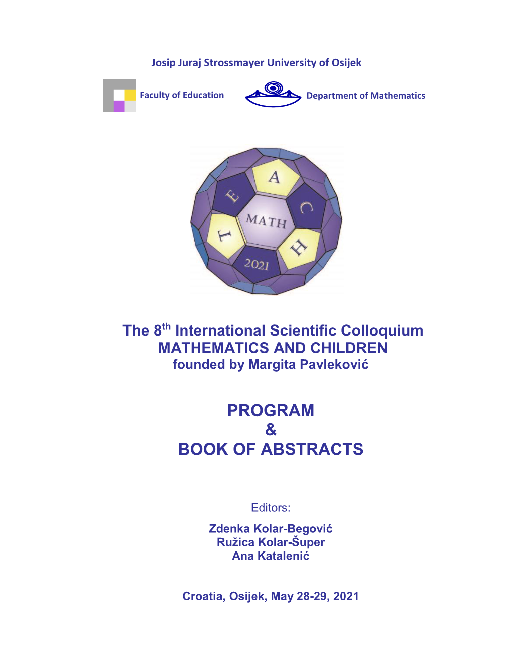 Program & Book of Abstracts 2021