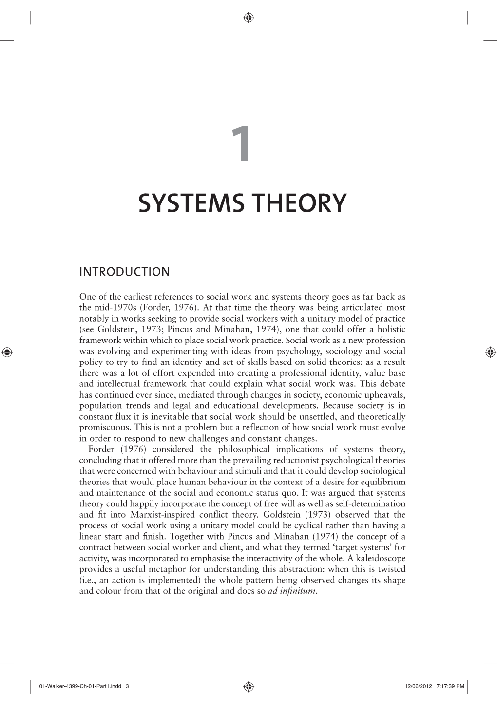 Systems Theory