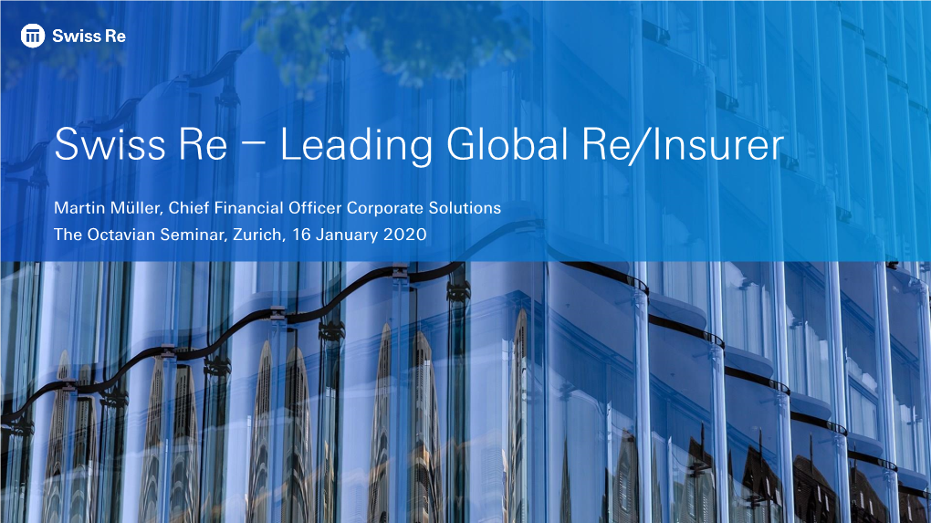 Leading Global Re/Insurer